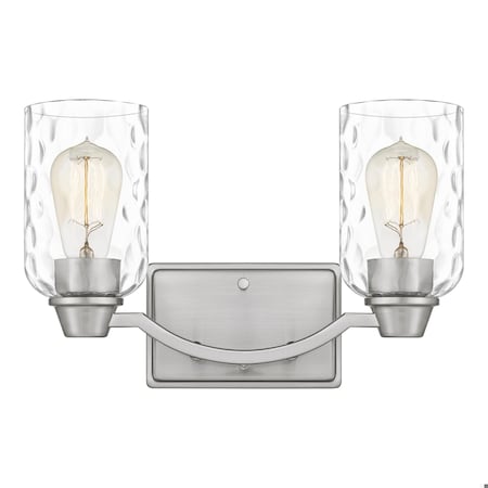 Quoizel Acacia 2-Light Brushed Nickel Bath Light ACA8613BN